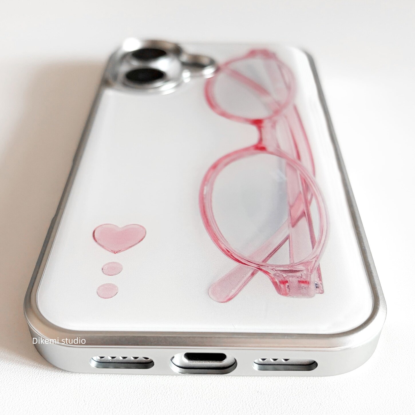Korean ins Girl Heart Pink Gla - Phone Cases For Girls recensione e prezzo