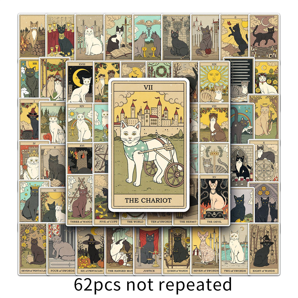 10/30/50PCS Cartoon Cat Tarot  - Phone Cases Wholesale recensione e prezzo