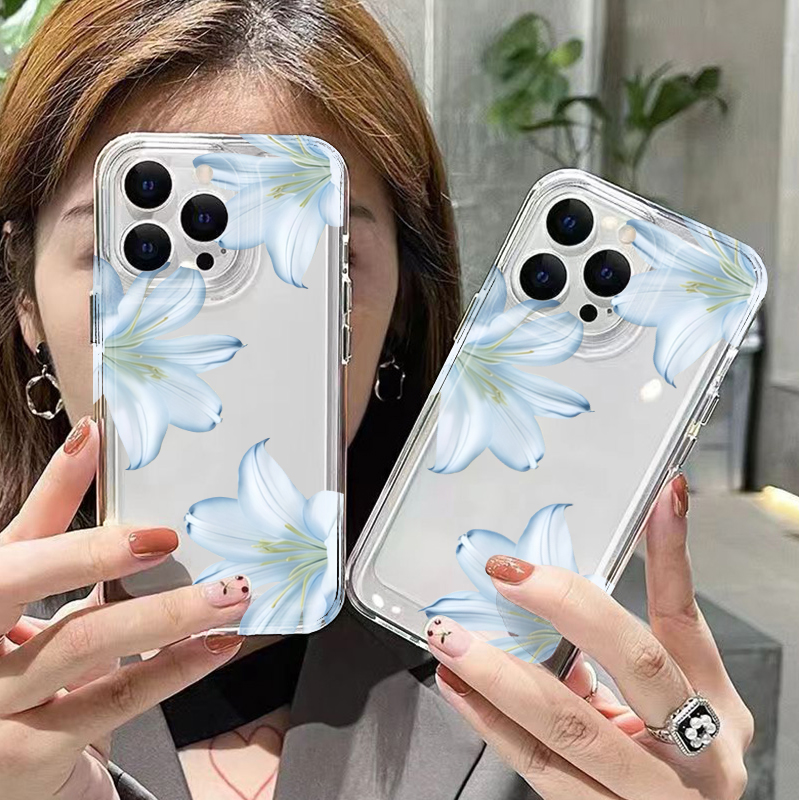 Fashion Exquisite White Lily F - Phone Cases Transparent recensione e prezzo