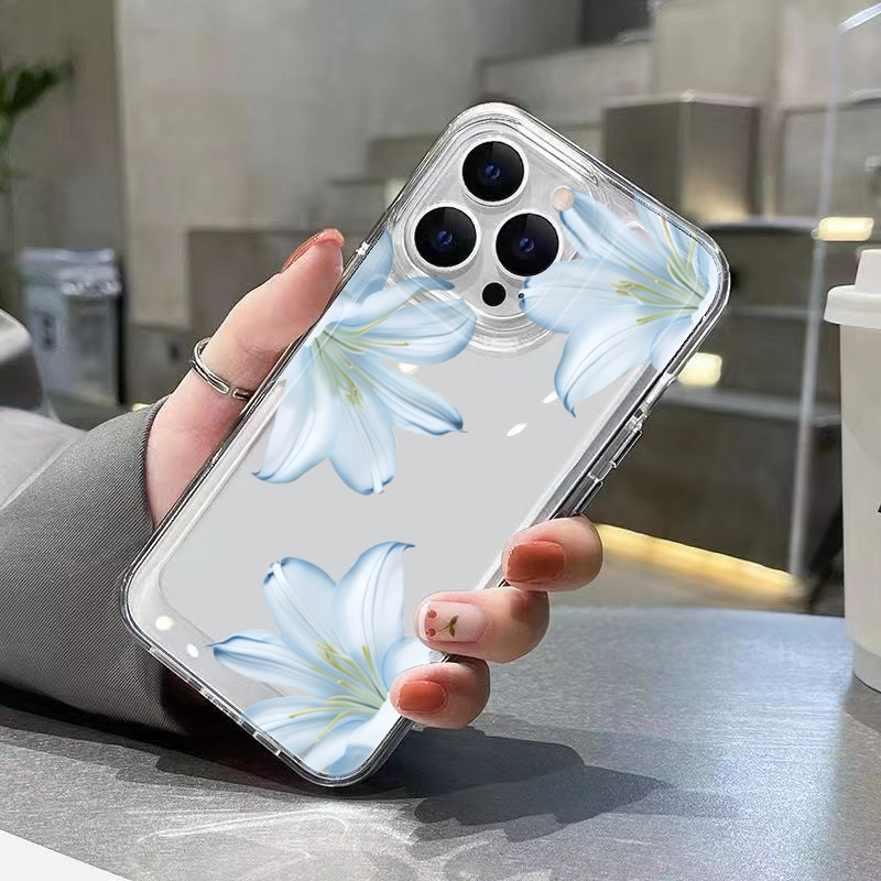 Fashion Exquisite White Lily F - Phone Cases Transparent recensione e prezzo