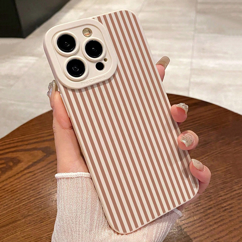 Pink Striped Painted Anti-Drop - Phone Cases Store recensione e prezzo