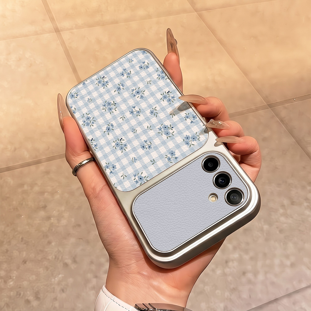 Blue Folwer Phone Case For Sam - Phone Cases Galaxy S24 recensione e prezzo