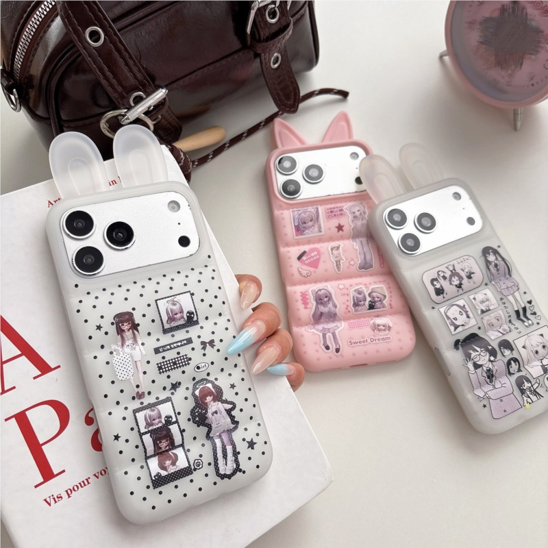 Japanese Y2K Cute Bunny Ear Ph - Phone Cases For Girls recensione e prezzo