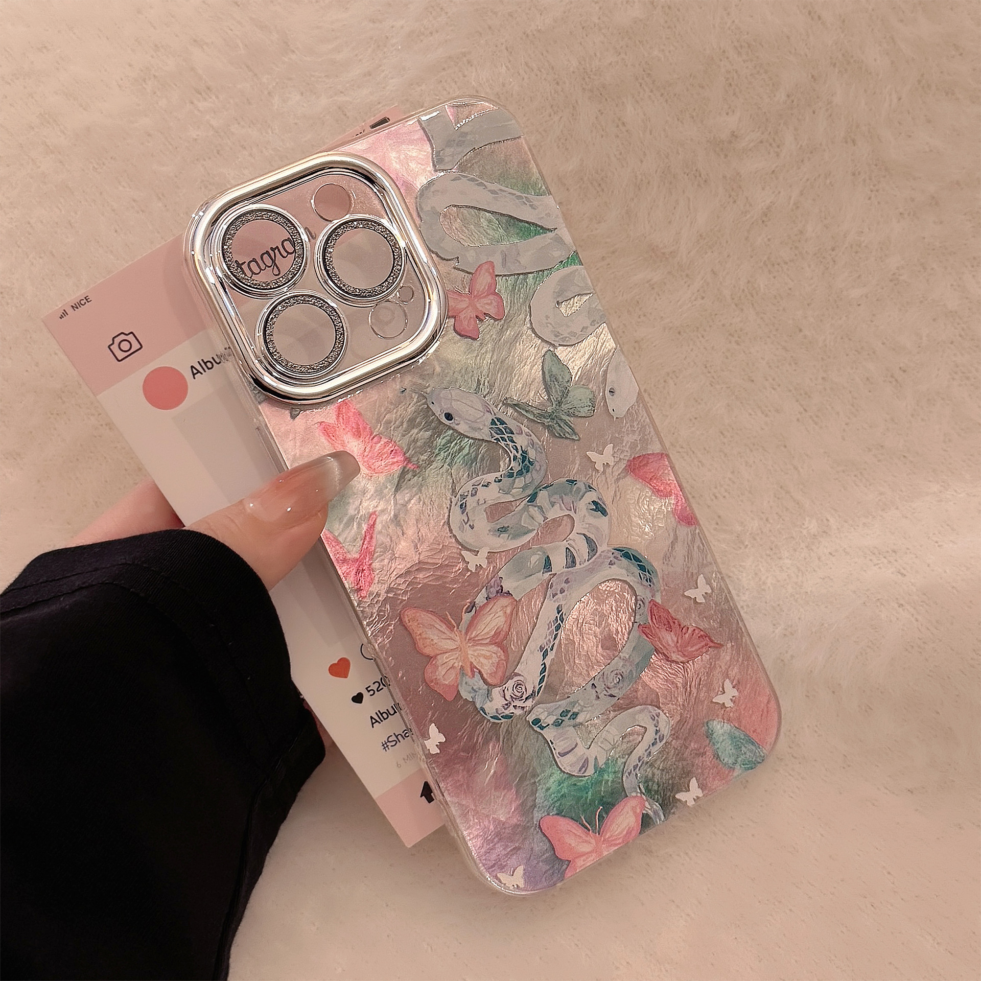 Luxury Snake Butterfly Iridesc - Phone Cases Ysl recensione e prezzo