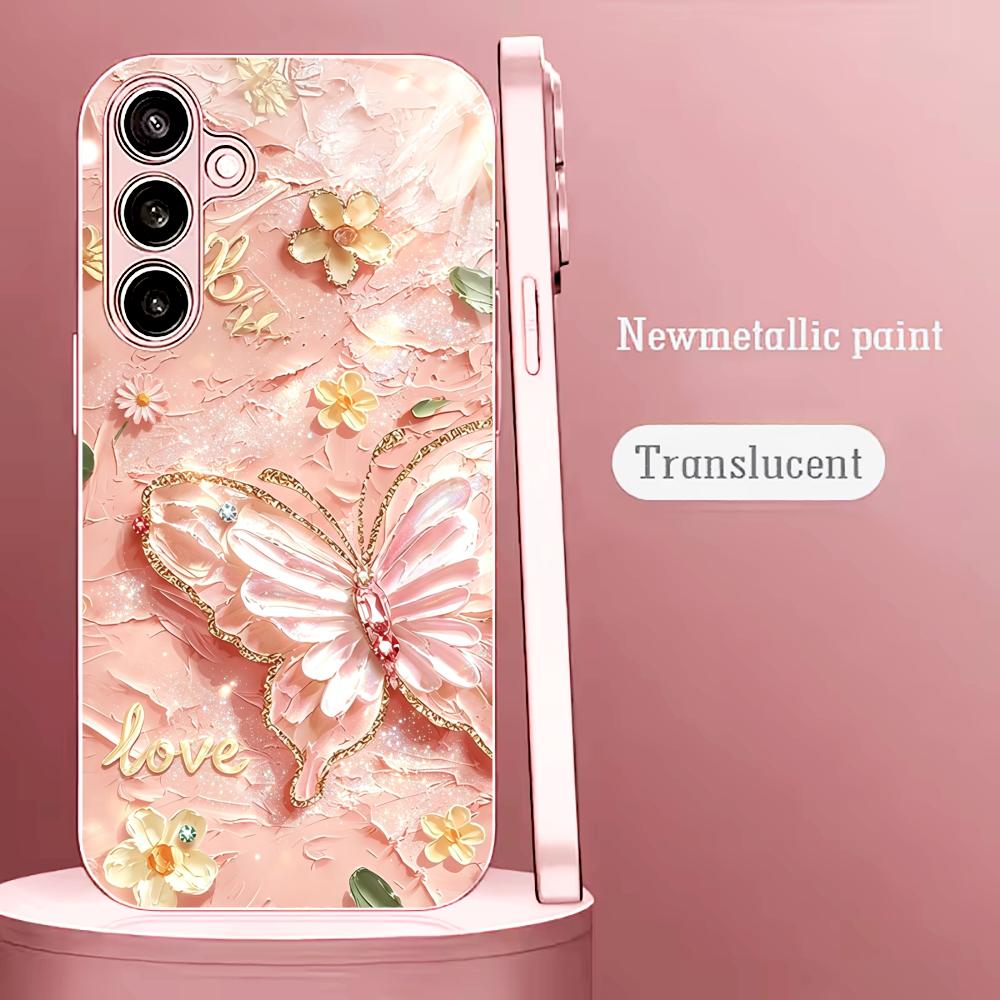Pink Glitter Butterfly Fashion - Phone Cases Quad Lock recensione e prezzo