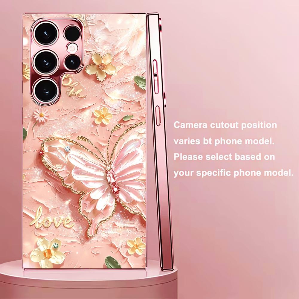 Pink Glitter Butterfly Fashion - Phone Cases Quad Lock recensione e prezzo