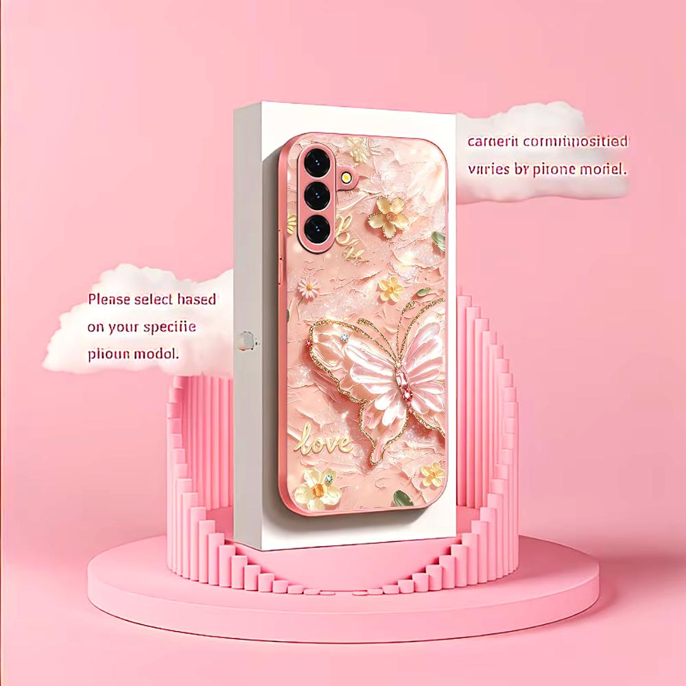 Pink Glitter Butterfly Fashion - Phone Cases Quad Lock recensione e prezzo